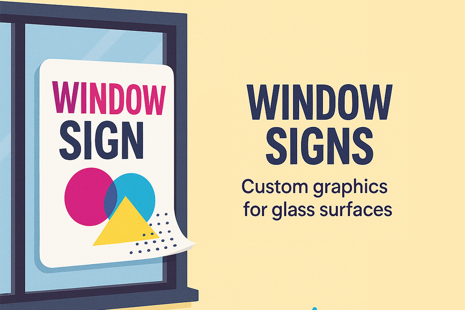 Window Signage Banner